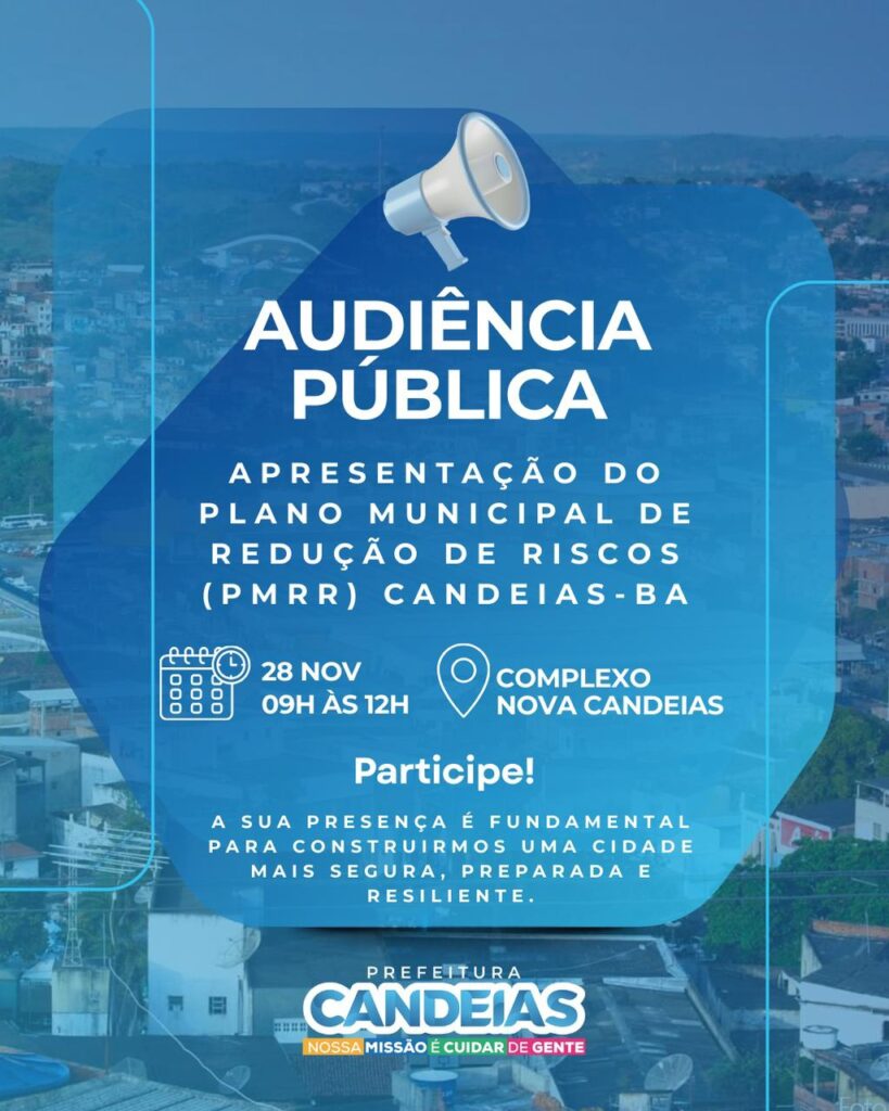 Prefeitura convoca população para apresentar Plano Municipal de Redução de Riscos – Imprensa Bahia